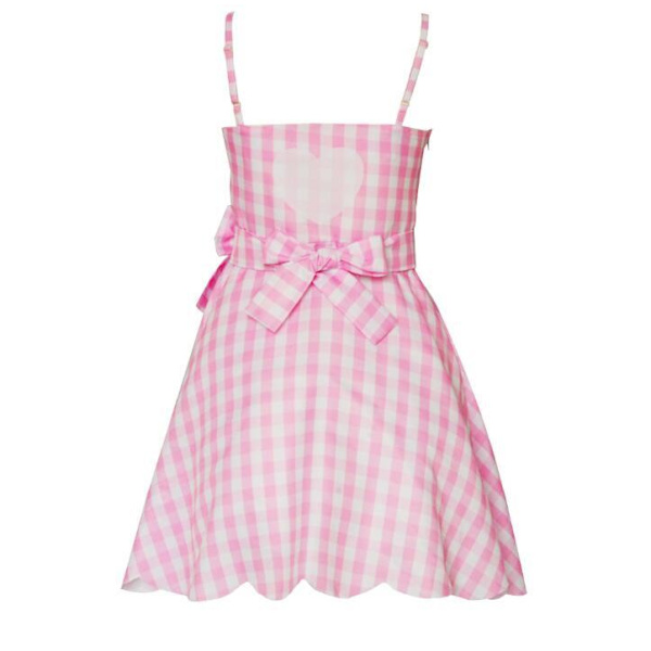 Barbie fim Margot Robbie Cospay hjerte rosa känning Adults 3xl