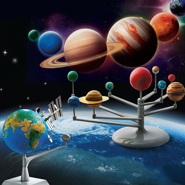 Solsystem Modell Planet Undervisning Montering Färg leksak