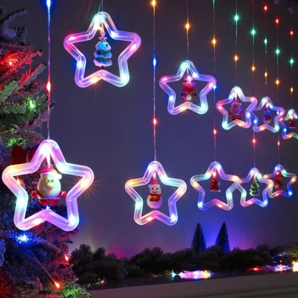 Gardin LED String Lights Garland Festival julepynt F427-Color EU 220V