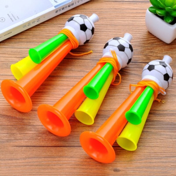 Trumpetti Creative Toys Football Small Speaker Horn Urheilupelit clorful 3pcs