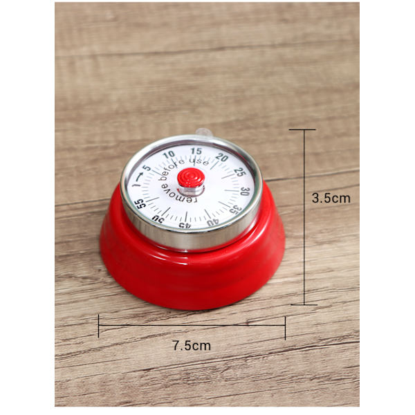 Kök Timer Magnet Nedräkning Timer Väckarklocka red