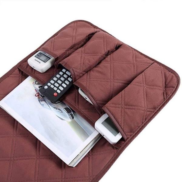 5 tasku sohvan organizer grey