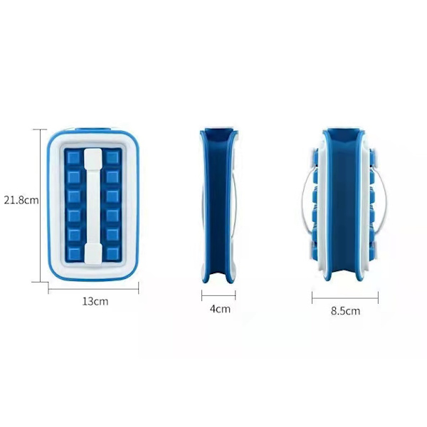 DIY 36 Grids silikonglassform för form blue circuler