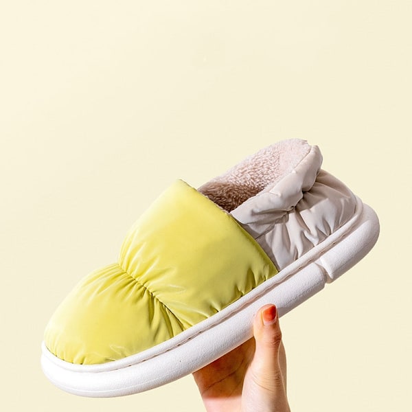 Winter Toast Naisten Tossut Lämpimät Pehmo Puuvillatossut Sisäkäyttöön Liukumaton Paksu Pohja Karvaiset Kengät pink 36-37(8.8-9 inch)