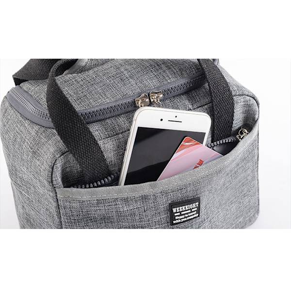 Thermal kylväska Lunchbehållare wine red 24*14*17cm