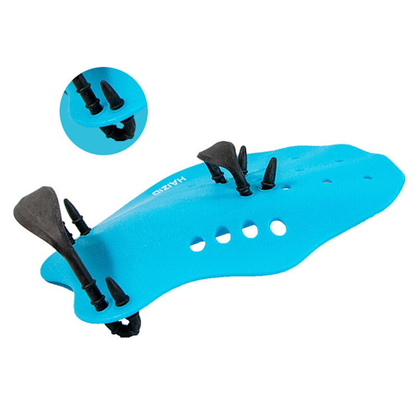 Svømmepagajer Bælte Korrektion Håndfinner Svømmefødder Palme Finger Webbed Handsker Padle Vandsport blue