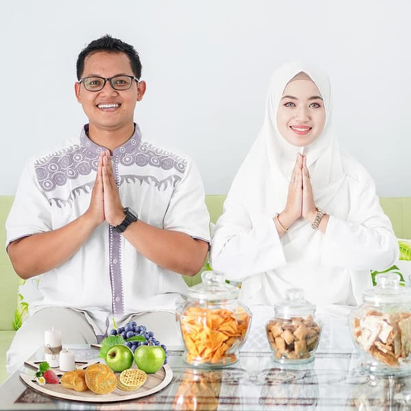 Ramadan Dessertbricka Eid Mubarak Trä Moon Star Tallrikar