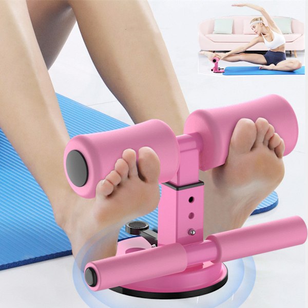 Mage Armar Gym Utövad sit-up utrustning pink single bar