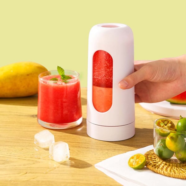 Elektrisk juicer Mini bærbar blender USB genopladelige mixere white 300ml