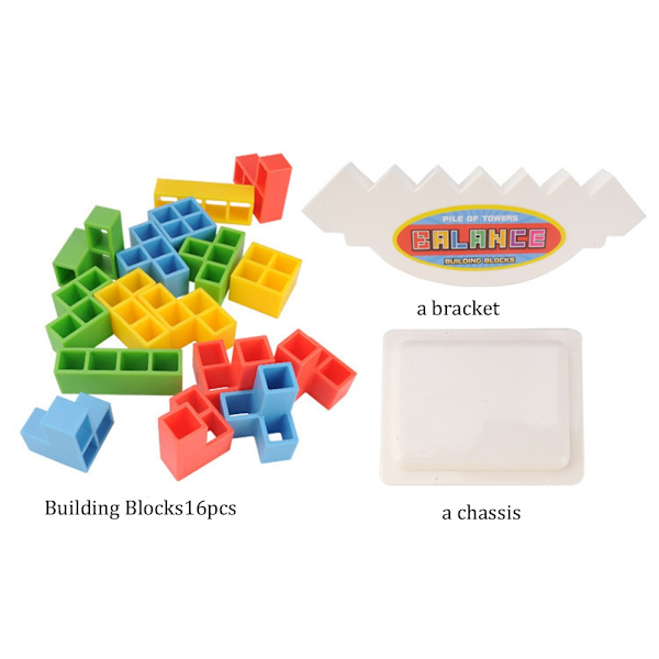Tetris-pinoamispalikat Balance Puzzle Board -opetuslelut 1pc