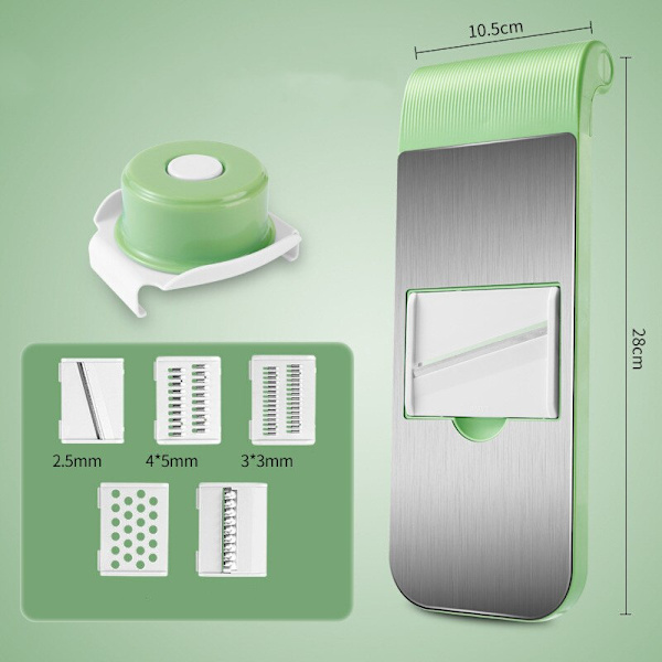 Multi Slicer Skalare Morot 7 i 1 kök Grönsaksskärningsverktyg red 7pcs Set