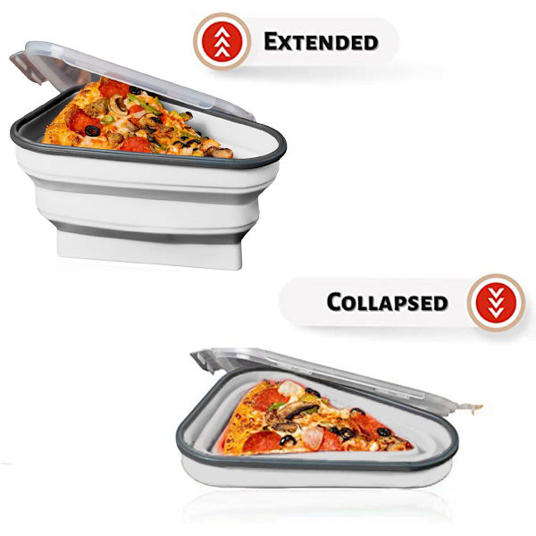 silikon pizzakartong crisper återanvändbar white