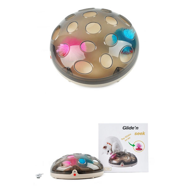 Uppladdningsbara Maglev studsande hoppande kattspelkomplex pink diameter 24.5 * 10.5cm