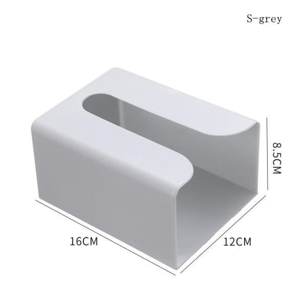 Pappershandduksställ Väggmonterad multifunktionsförvaringslåda gray small