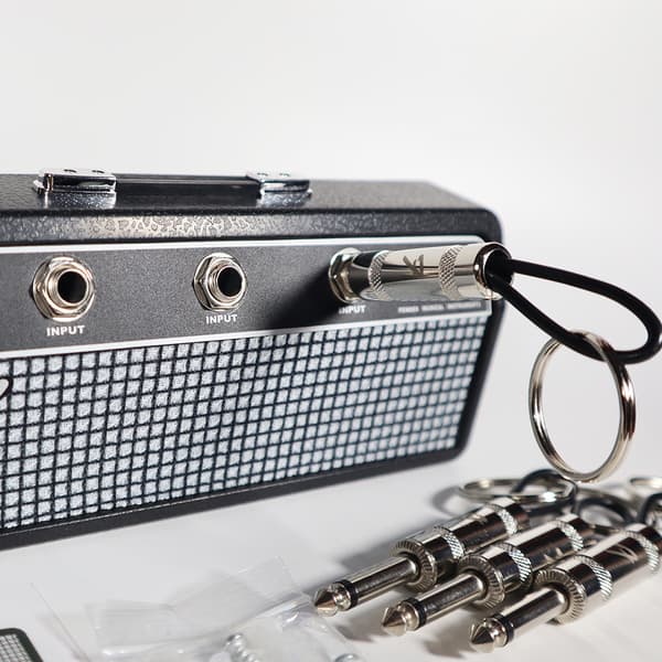 Rockmusik Key Storage Rack black Fender with 4Keys