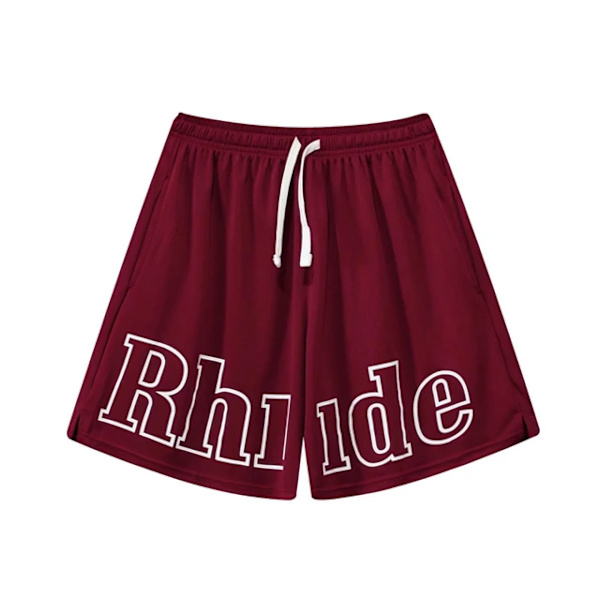 Basketshorts för män Träningsbyxor Gymshorts Red M
