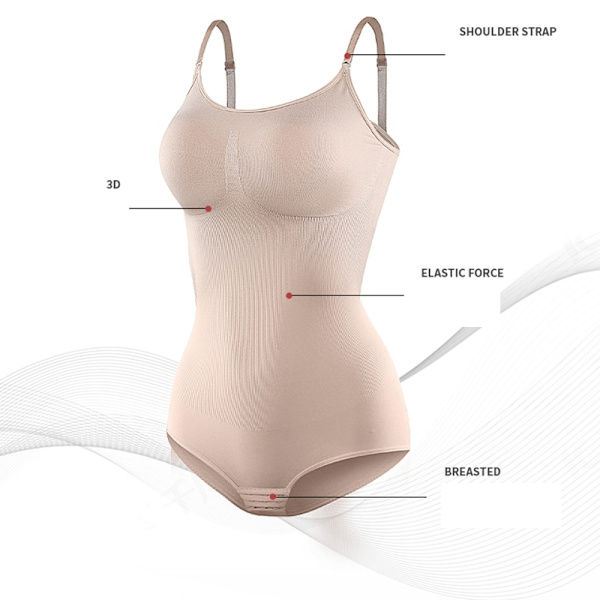 Body Shapewear Body Shaper Shapewear Underkläder beige m