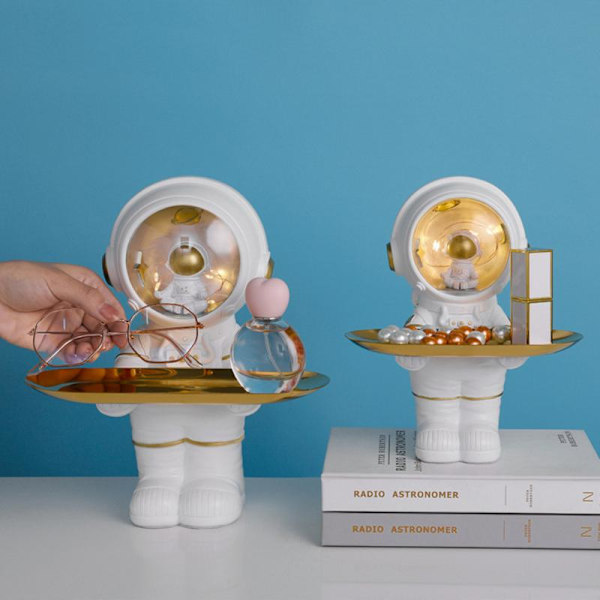 Astronaut Förvaringsbricka delar Heminredning grey M