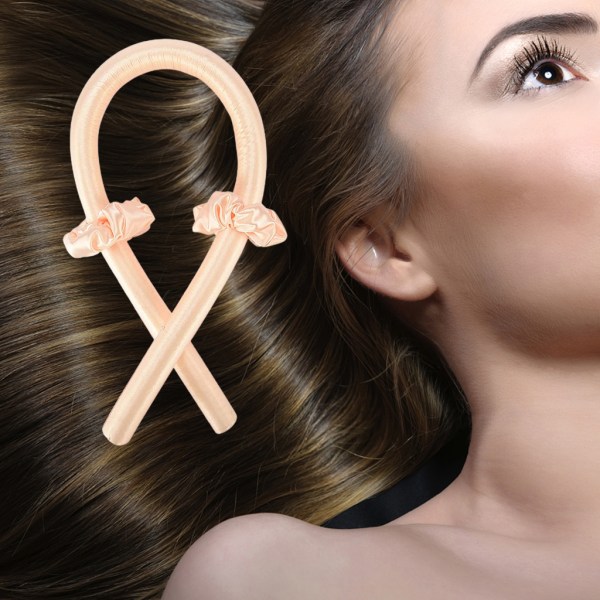 Curling Rod Lazy Curler Hair Curler Frisörverktyg champagne Hair curler (without hair clips)