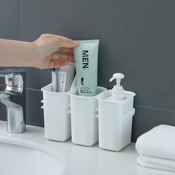 Opbevaringsboks Køkkenholder white 2pcs