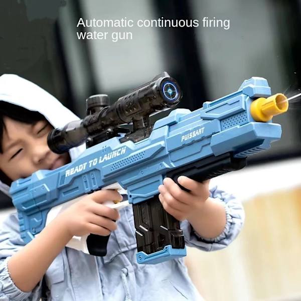 Elektrisk Water Blaster Toy Beach Pool Leksaker bule without magnifying glass