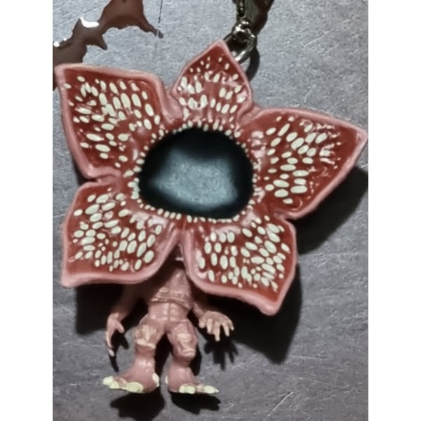 Modell vinyl docka nyckelring present för barn man-eater flower