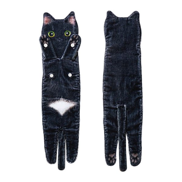 rolig katt handduk kök badrum handduk boll Tabby cat