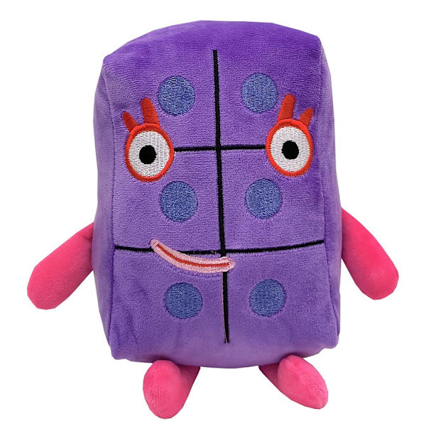 10style Numberblocks Plysch Educational Number Blocks Dockleksak six