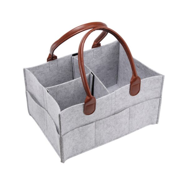 Baby multifunktionell bärbar mottagningsväska leather