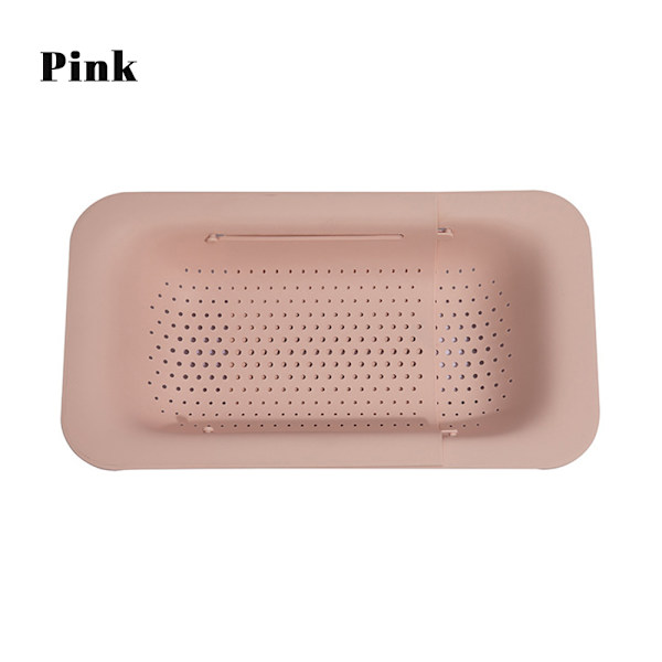 Justerbar diskkorg för grönsaker och fruktkorg pink