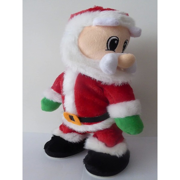 1st Twerking Santa Claus - Moving Dancing -animaatio Juldekoration Batteridriven (röd)