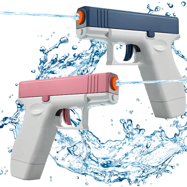 Automatisk reboring vandspray Sprøjt Legetøj Water Blaster Ideel sommer swimmingpool Strand udendørs blueB