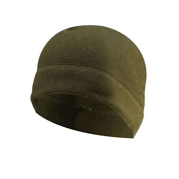 polar fleece för män varm mössa utomhus green