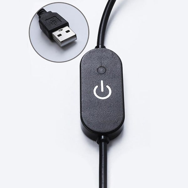 USB Winter Warm Elektrisk Varmepude Stol Bilvarmer black 43*43cm
