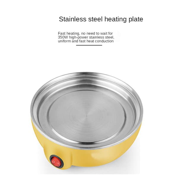 Steamer elektrisk kokt ägg köksmaskin one layer