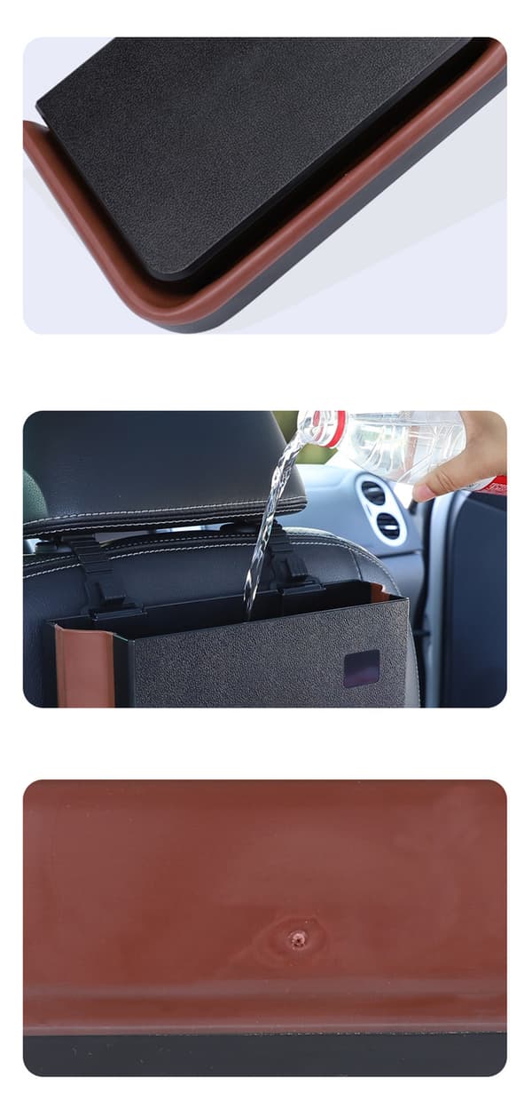 Förvaringsväska för bilryggstöd beige upgrade