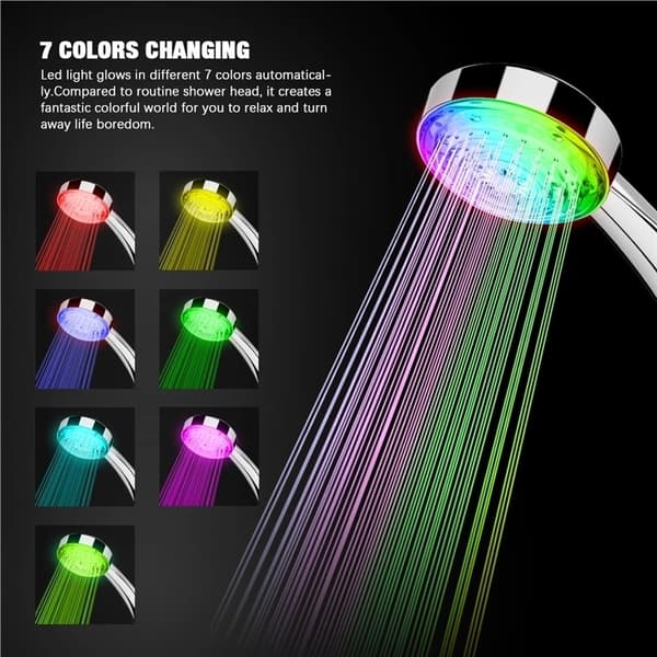 LED regnduschspruta 1pc