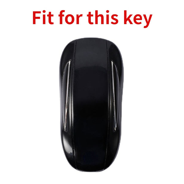 TPU Car Key Case Cover til Tesla Model 3 Model X Model S Model Y Taske Smart Keys Protector red for model 3