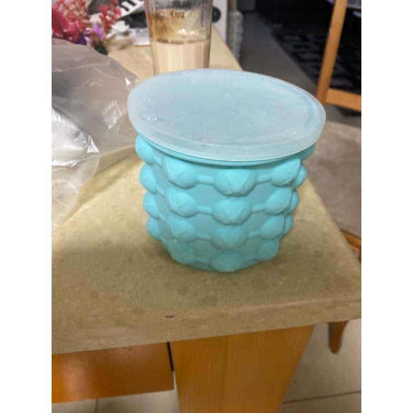 Silikon Ice Cube Maker Form Kylare ölskåp blue 600ml