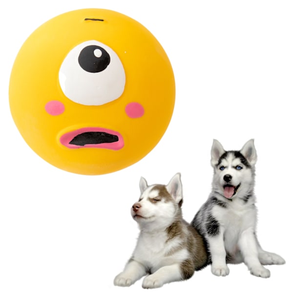 Silikon hundleksak Pet Spel Piper bollleksak pink