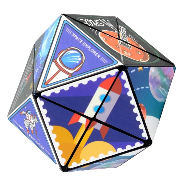 Infinite Flip Rubik's Cube Vuxenleksaker för barn Variety texture