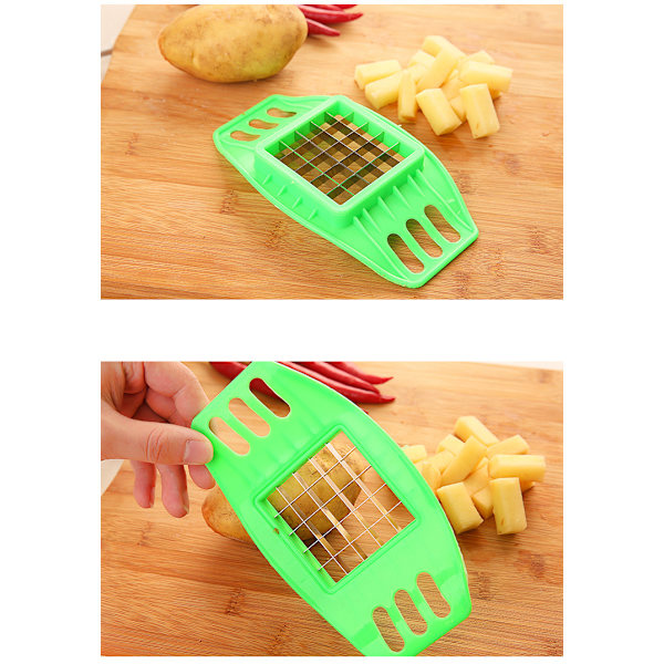 Værktøj til fremstilling af pommes frites til kartofler i rustfrit stål green 17*10*2cm