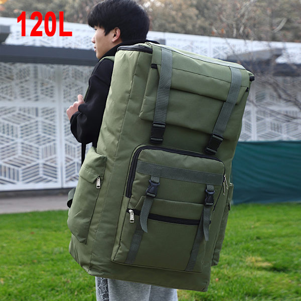 120L utomhus vattentät militär stor taktisk ryggsäck CP 45*32*75cm