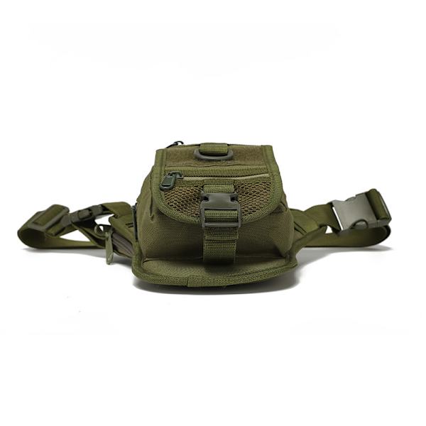 Vandtæt bjergbestigning multifunktion udendørs taktisk taske army green 15*10*28cm