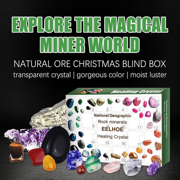 Christmas Countdown 24 Days Crystal Exemplar Collection Leksaker assorted 21*16cm