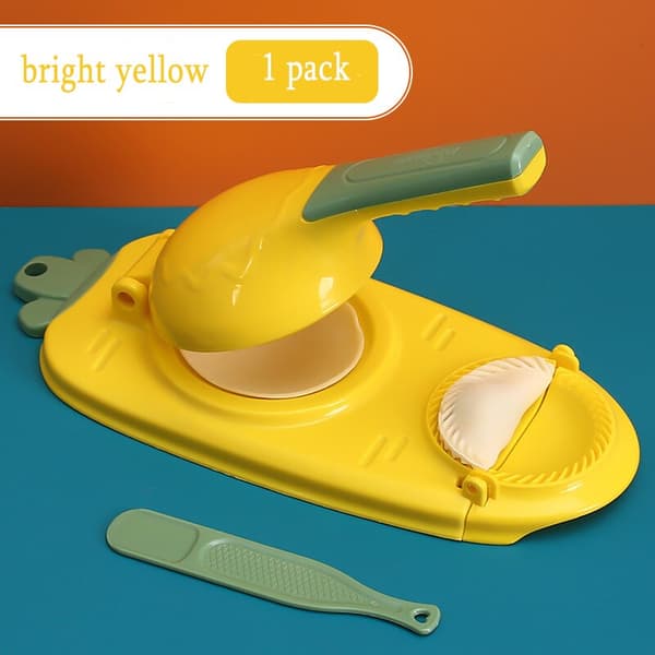 Dumpling Form Pressning Dumpling Skin Rolling Deg Machine yellow 27.5*23cm