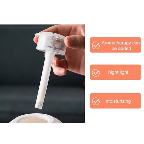 LED Moon Night Light Luftfuktare Heminredning 1set