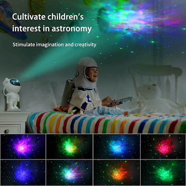 Projektion Starry Night Light Astronaut Dekoration 1pc