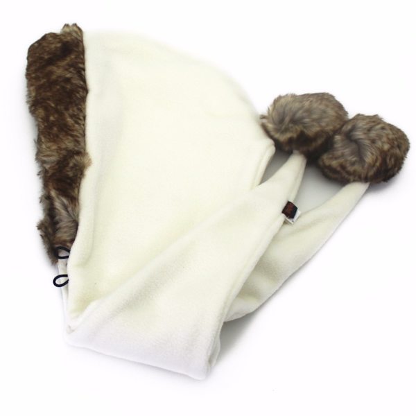 Vinter Dammössa Varm Mode Öronskydd Vindtät Scarf gray large