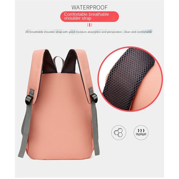 Multifunktion Travel Back Pack Stor barselspusletaske red 30*19*39cm
